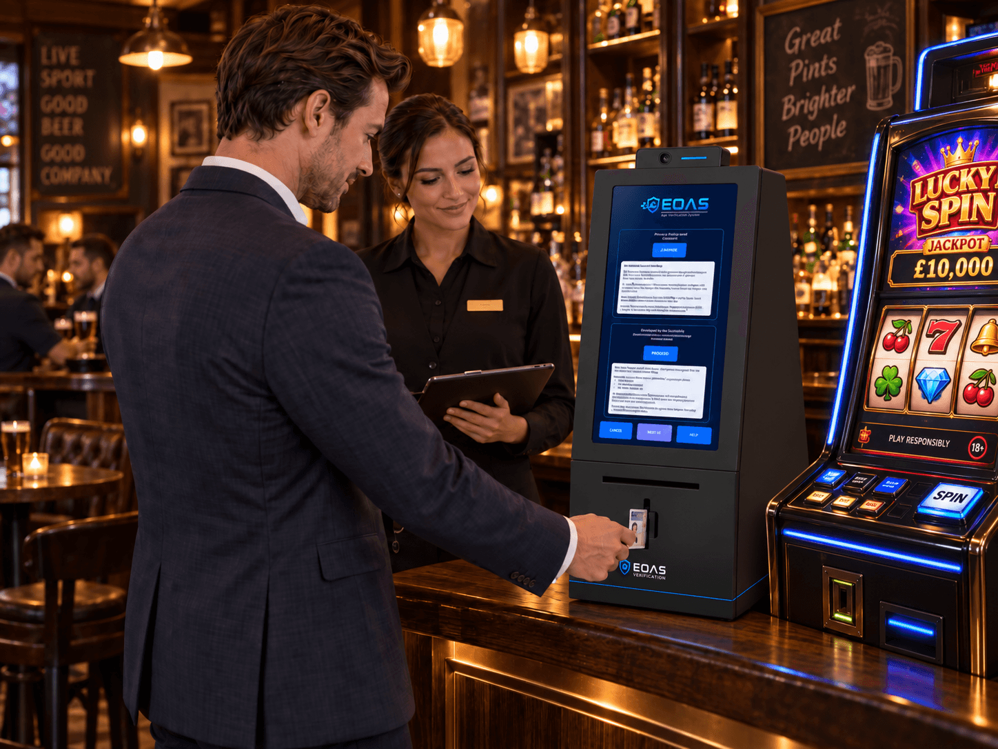 Gastronomie mit Spielautomaten