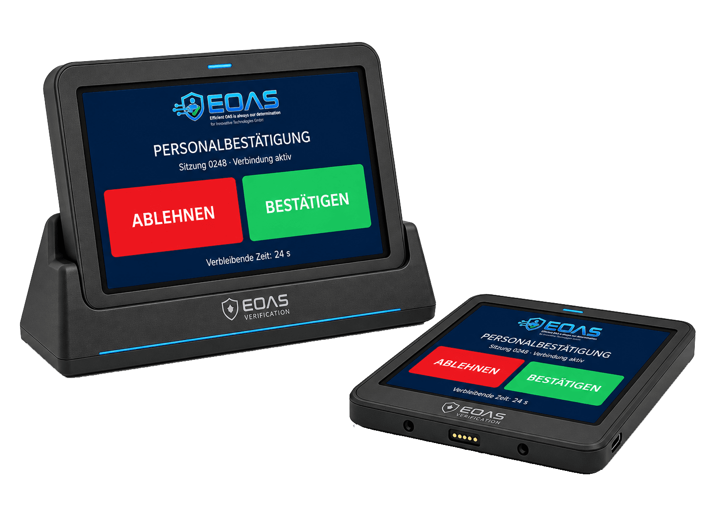 EOAS StaffPad, angedockt und mobil